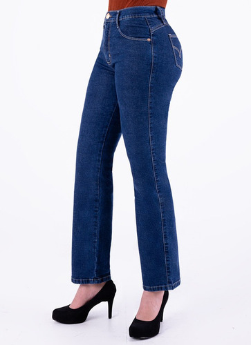 Clasico Denim Stretch Pnr Mujer Diana Recto