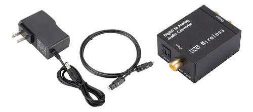 Convertidor Adaptador Audio Optico Bluetooth A Rca Analogo