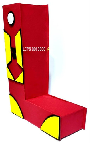 Letras 3d Superhéroes | Avengers Iron Man (30cm) Candy Bar