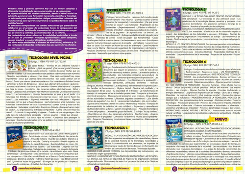Tecnología 6 Aula Taller Educación Primaria Editorial El Semáforo Tapa Blanda 2018 en Español