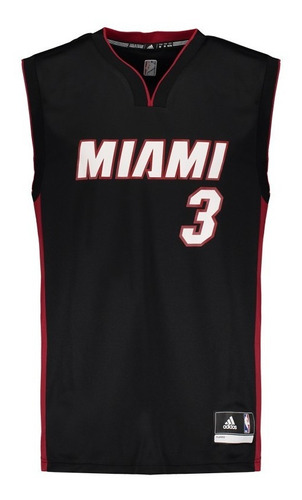 Regata adidas Nba Miami Heat Alternate 2015 3 Wade