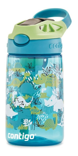 Imagem 3 de 8 de Garrafinha Squeeze Infantil Contigo ® Kids Dinossauros 414ml
