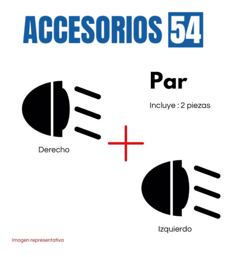Juego De Faros Auxiliares Compatibles Con Yaris