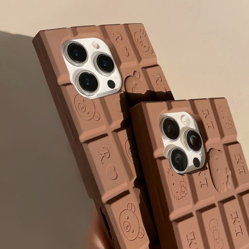 Funda Dibujos Animados Chocolate Pequeño Silicona Phone Case