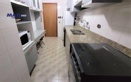 Imagem 12 de 13 de Apartamento À Venda No Guarujá, Na Praia Das Pitangueiras, Próximo Da Praia, 100 Metros De Área Útil, Sacada E 02 Vagas De Garagem - Ap11265