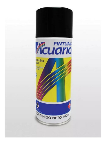 Pintura En Aerosol 400ml Negro Satinado