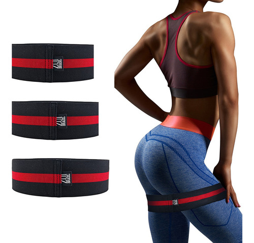 Elastico Para Treino Mini Band Exercício Em Casa Kit 3 Pçs