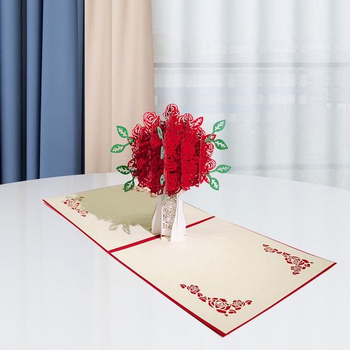 Elegante Juego De Tarjetas De Felicitación Florales Para