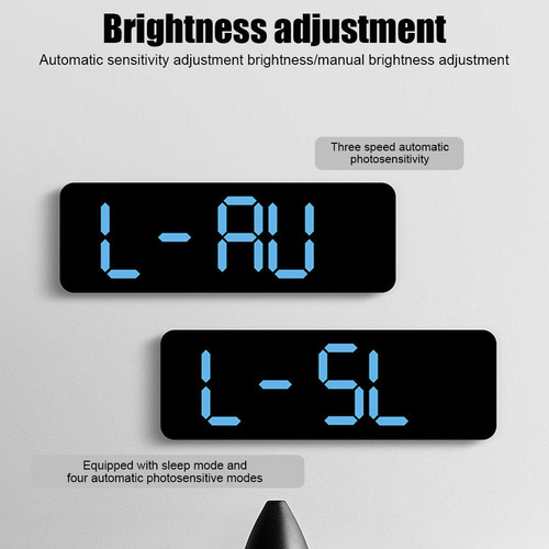 Reloj Electrónico Multifuncional Reloj De Pared Digital Led