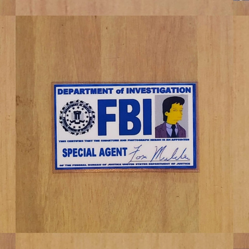 Imagen 1 de 5 de Licencia Simpsons Fbi