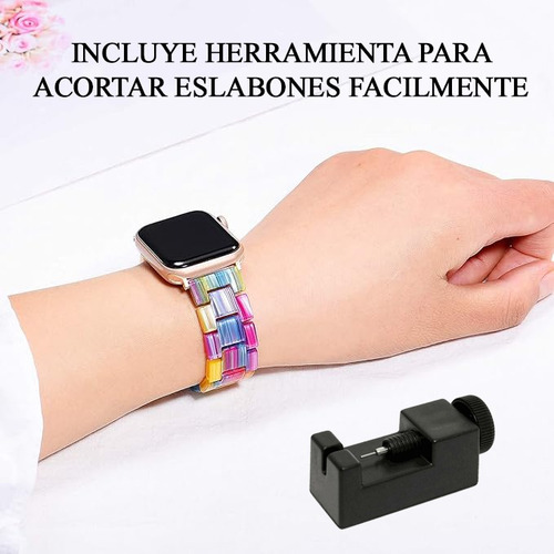 Correa Para Apple Watch Malla Adaptable Colores | 38mm A 44mm