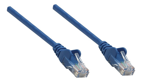 Cable De Red Intellinet Patch Cat6a 3 M Rj45 Macho Azul /v