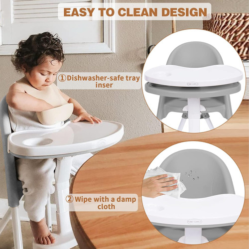 Silla De Bebé Funny Supply 3-en-1, Plegable Y Compacta