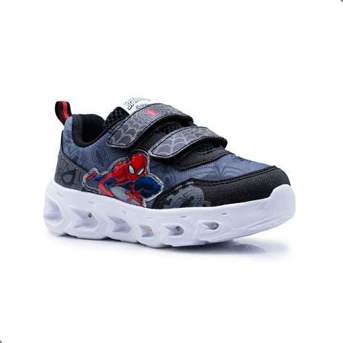 Zapatillas Footy Kids Luces Al Pisar Sp684 Spyderman Tabu