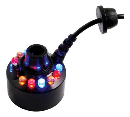 C Halloween Mist Maker Fogger 12 Luces Led De Aluminio Con A