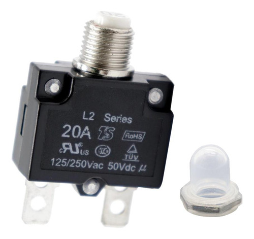 5 Interruptor Térmico De Manual 20aprotector De Disyuntor
