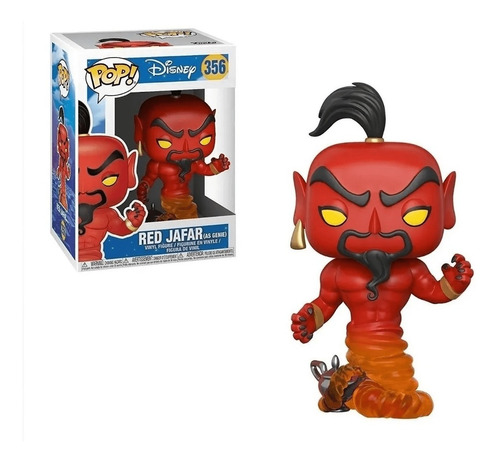 Funko Pop! Aladdin Disney Red Jafar As Genie #356 Origian