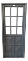 Comprar Puerta Chapa 80x200 Punta Diamante Con 1\u002F2 Postigo De Abrir 