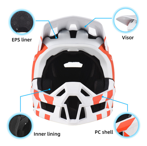Casco Integral Para Bicicleta De Montaña, Ventilación, Liger