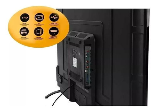 Imagen 6 de 10 de Smart Tv Kodak 40 Pulgadas Full Hd Wifi Netflix Youtube