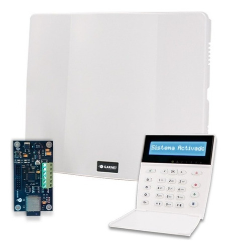 Panel Alarma Domiciliaria Wifi Garnet Pc-732g-rf + Ip-500g