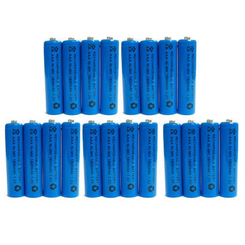 20 Pc Aaa 1800mah 1.2v Ni-mh Recargable Celular De Mp3 Rc Az