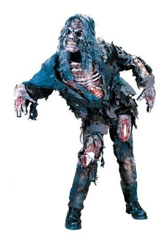 Disfraz De Zombie 3d Completo Para Hombre De Funworld, Gris,