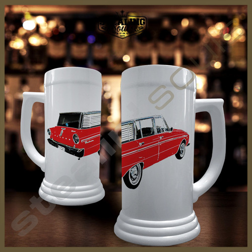 Chopp Plastico Cerveza | Ford #130 | Xr3 / Xr4 / V8 / Ghia / St / Rs / Futura / Sprint / Gt / Shelby / Birra / Mustang