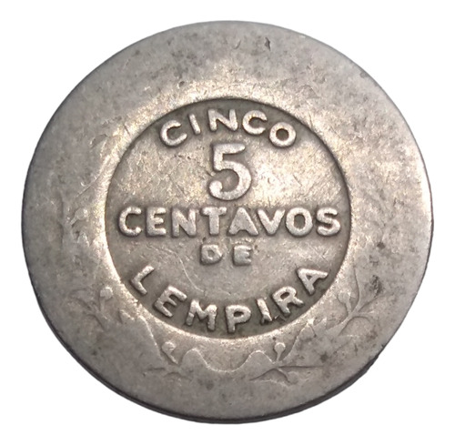 Moneda De Honduras 5 Lempiras Año 1931 Envío $55