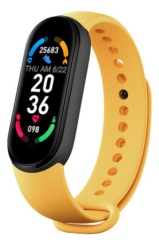 Blanco - Reloj Deportivo Bluetooth Con Correa Inteligente M6