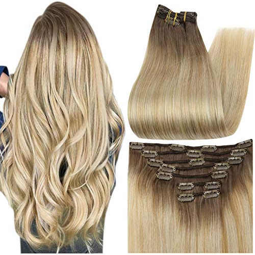 Full Shine - Extensiones De Cabello Humano Remy Con Clip, Pa