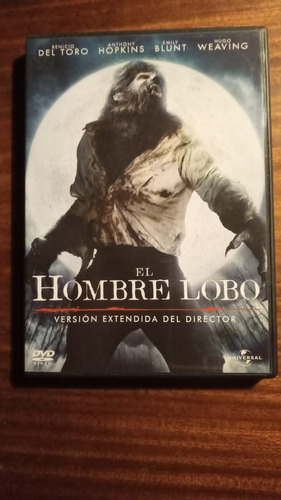 Dvd Original El Hombre Lobo- Del Toro - Version Extenda (om)