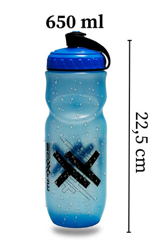 Imagem 2 de 5 de Kit Garrafinha Squeeze Caramanhola Água Bicicleta + Suporte