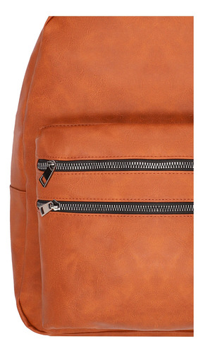 Imagen 3 de 6 de Mochila Doble Strap Doble Cierre De Hombre C&a (3014534)