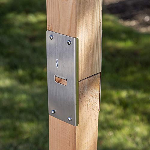 Soporte De Kingsley Park Mail Post Extender, Plateado