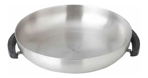 Imagen 6 de 10 de Wok Disco Parrilla Cobb Aluminio Frying Dish Con Mango