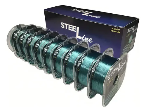 Tanza Pesca Nylon Azul 0.28mm 100m Resistencia 8.8kg Steel Line