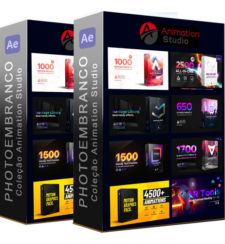 Mega Pack Editor, Collection Animation Studio After Effects