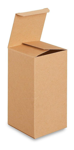 Cajas Con Solapa Invertida - Kraft, 10x10x20cm-uline-250/paq