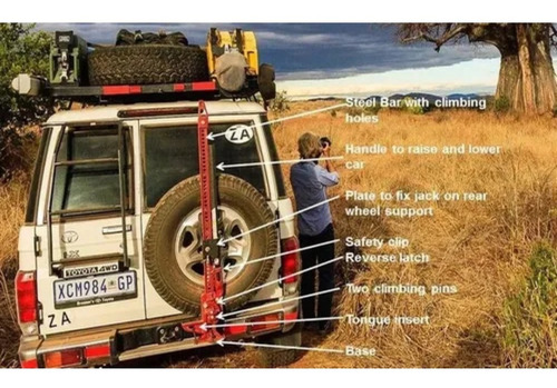 Imagen 3 de 4 de Gato 4x4 Tipo Hi Lift Farm 48 Pulgadas