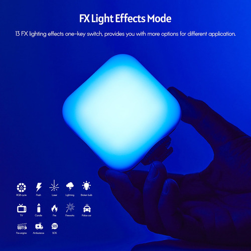 Godox Litemons Led6r Rgb Levou Luz De Vídeo Recarregável Min