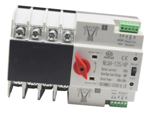 Interruptor De Transferencia De Energía 100 A 4 Polos
