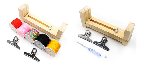 Soporte For Hacer Pulseras En Forma De U, Marco De Madera