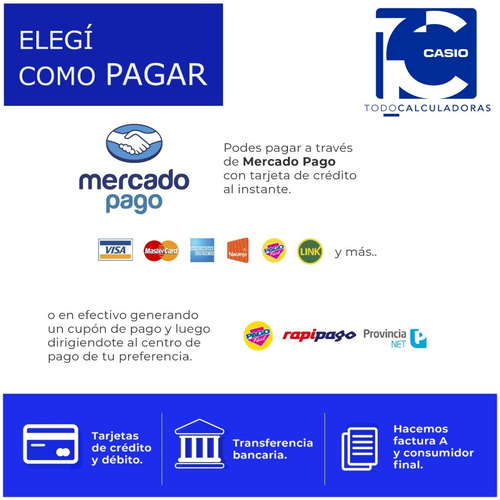 Imagen 5 de 7 de Calculadora De Escritorio Casio Dx-120st Full