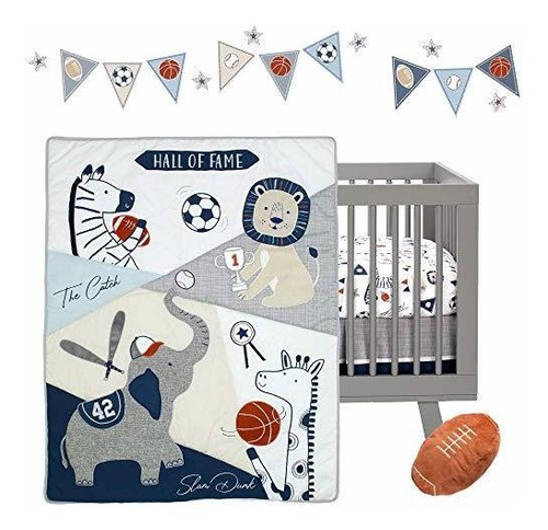 Lambs Ivy Hall Of Fame Sports Animals Juego De Cama De ...