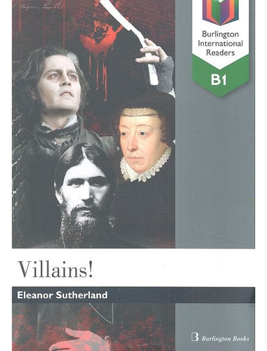 Villains B1 Bir, De Aa.vv. Burlington International Readers, Vol. 1. Editorial Burlington Books, Tapa Blanda En Inglés