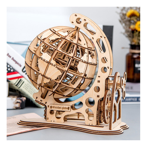 Kit De Rompecabezas De Madera En 3d Para Bricolaje, Regalo E