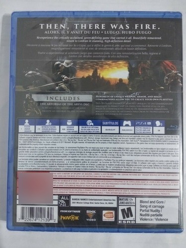 Imagen 3 de 8 de Dark Souls Remastered Ps4 Juego Fisico Sellado Nuevo Envios