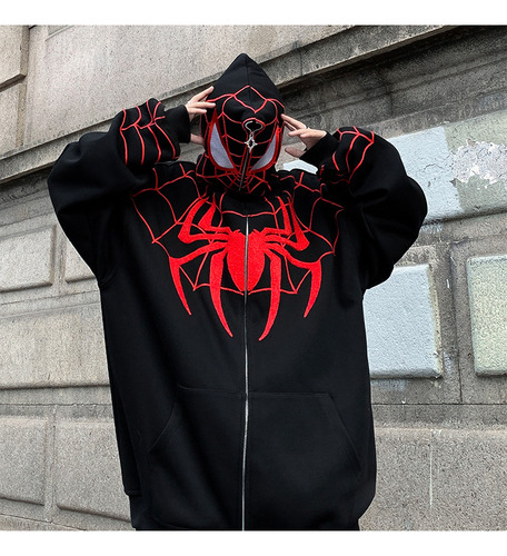 Sudadera Spiderman, Sudadera Para Hombre Y Mujer, Máscara Ne