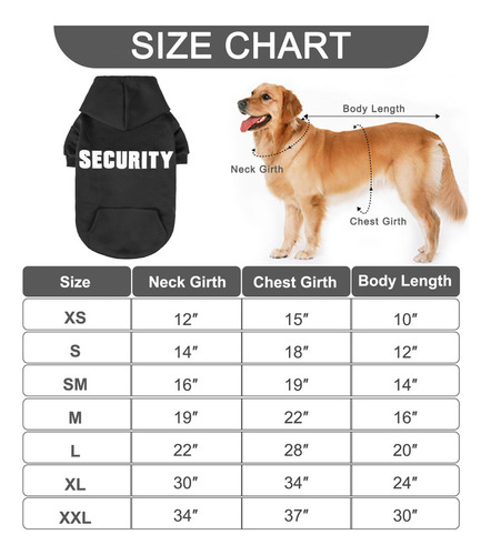 Expawlorer Sudadera Con Capucha Para Perro De Seguridad, Sud